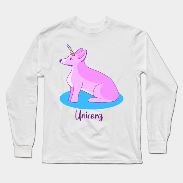 Unicorg Long Sleeve T-Shirt by KelseyLovelle